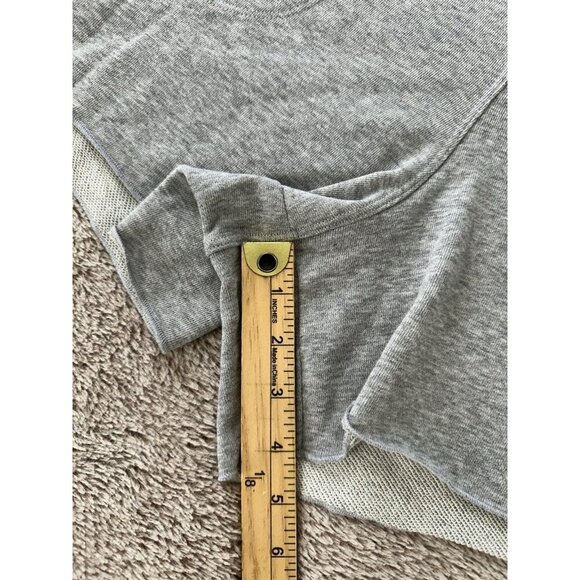 Calvin Klein Performance Ribbed Waistband Shorts Women's Gray Elastic Waist - Picture 8 of 13